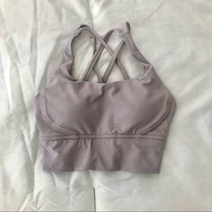 Muses Only Taupe Strappy Sports Bra